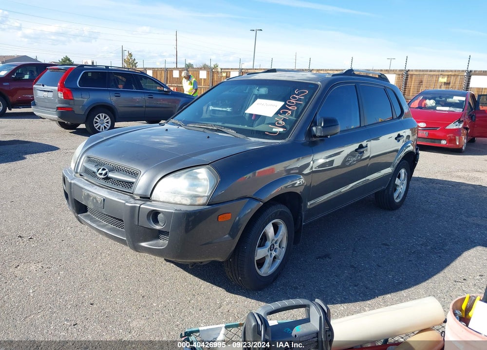2007 HYUNDAI TUCSON GLS VIN: KM8JM12B07U559320