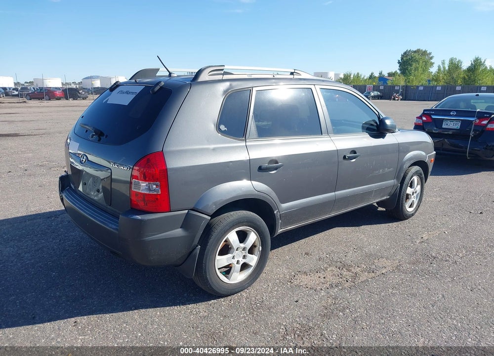 2007 HYUNDAI TUCSON GLS VIN: KM8JM12B07U559320