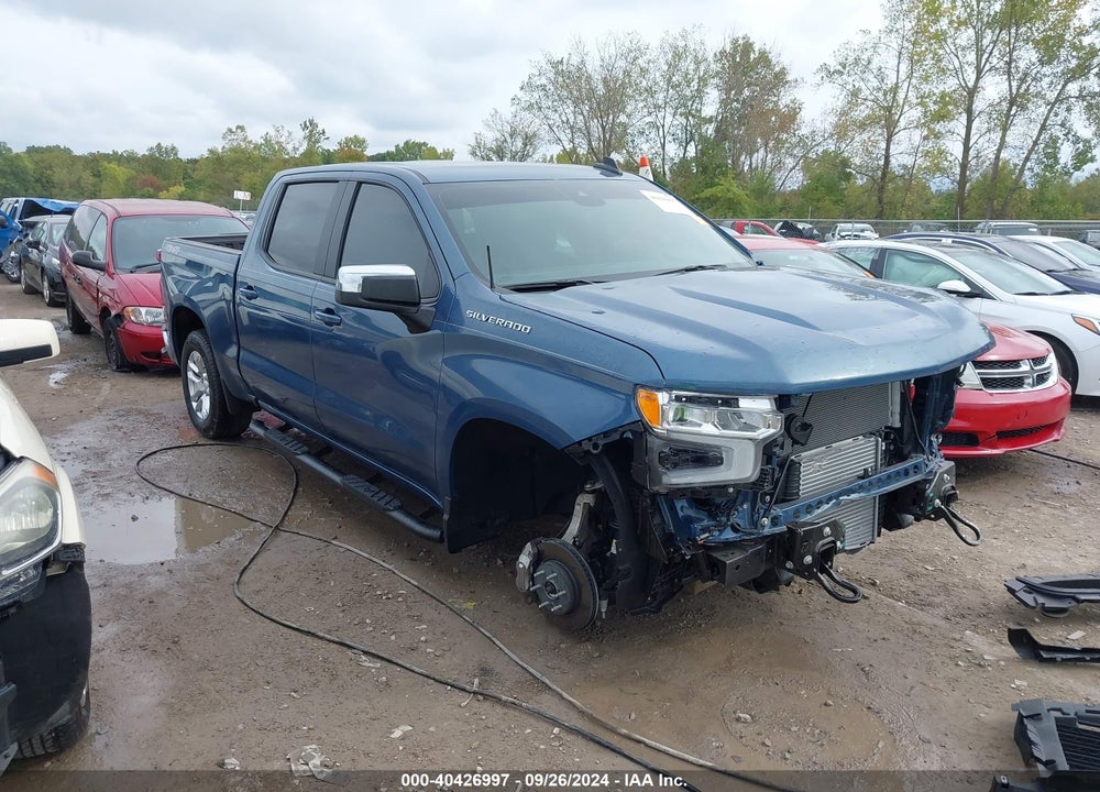 2024 CHEVROLET SILVERADO 1500 4WD SHORT BED LT WITH 2FL VIN: 1GCPDKEK5RZ212507