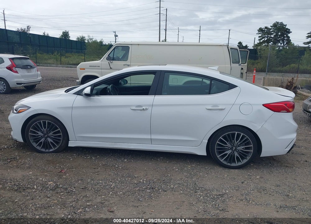 2018 HYUNDAI ELANTRA SPORT VIN: KMHD04LBXJU722703