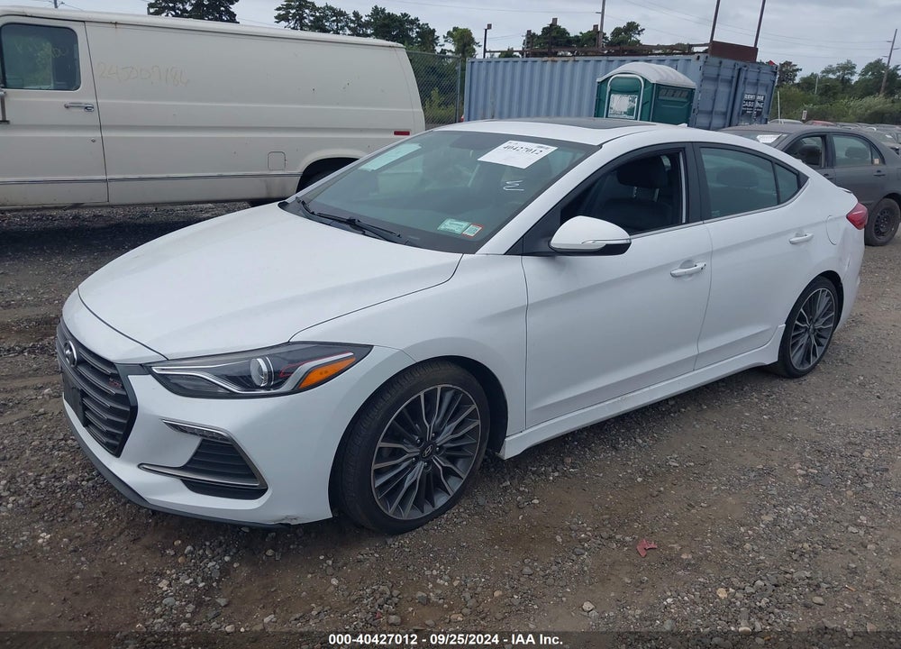 2018 HYUNDAI ELANTRA SPORT VIN: KMHD04LBXJU722703