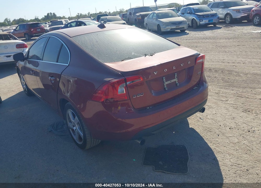 2012 VOLVO S60 T5 VIN: YV1622FS4C2107368
