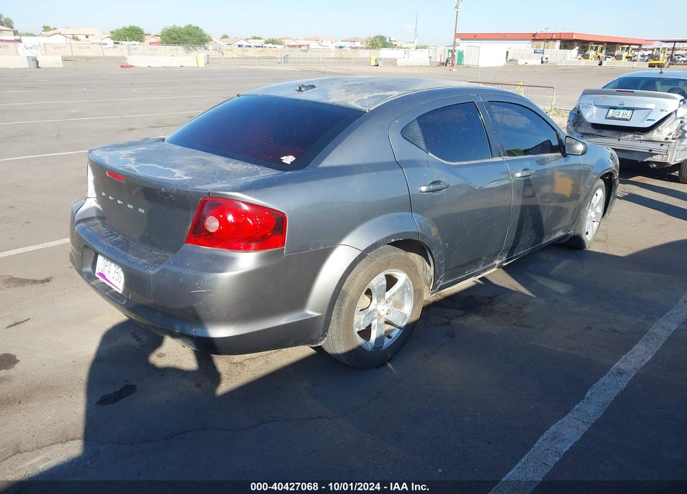 2012 DODGE AVENGER SE VIN: 1C3CDZAB5CN141115