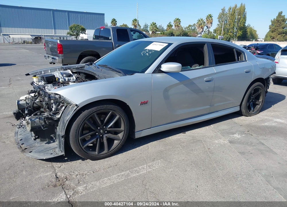 2019 DODGE CHARGER SCAT PACK RWD VIN: 2C3CDXGJ8KH756722
