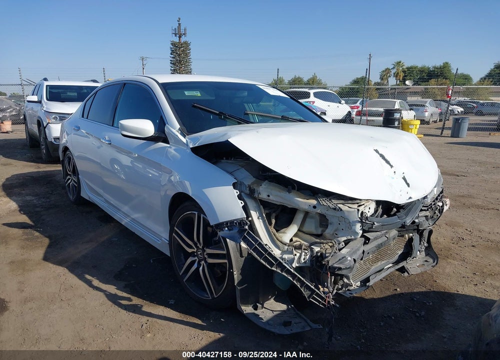2016 HONDA ACCORD SPORT VIN: 1HGCR2F5XGA095013
