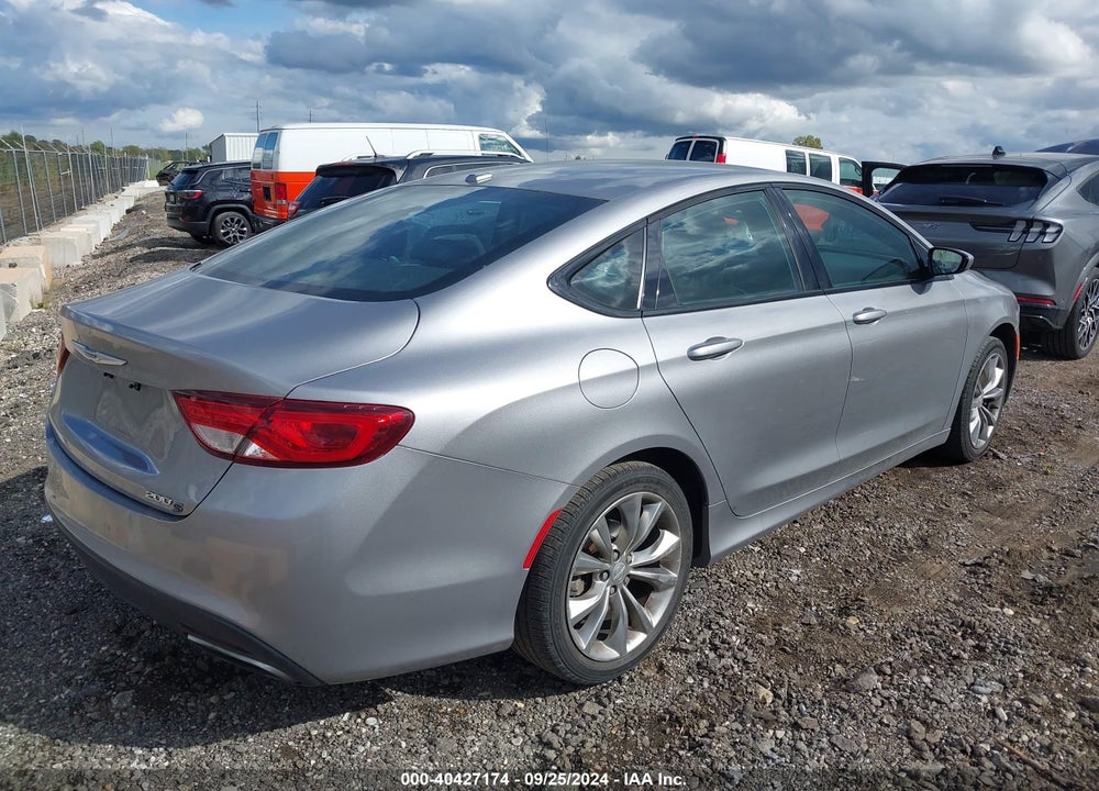 2015 CHRYSLER 200 S VIN: 1C3CCCBB6FN721881
