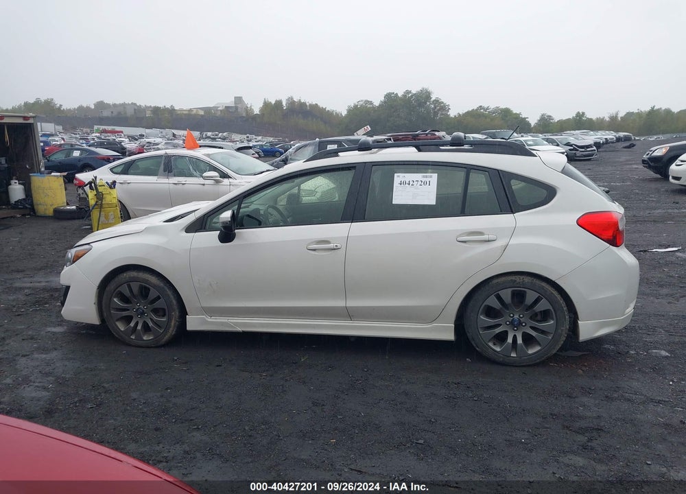 2016 SUBARU IMPREZA 2.0I SPORT PREMIUM VIN: JF1GPAP66G9325211