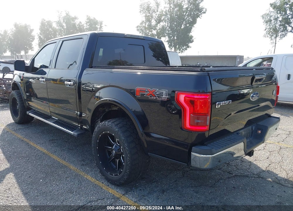2016 FORD F-150 LARIAT VIN: 1FTEW1EG8GKD23145