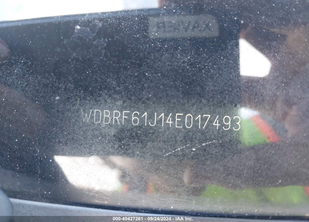 2004 MERCEDES-BENZ C 240 VIN: WDBRF61J14E017493
