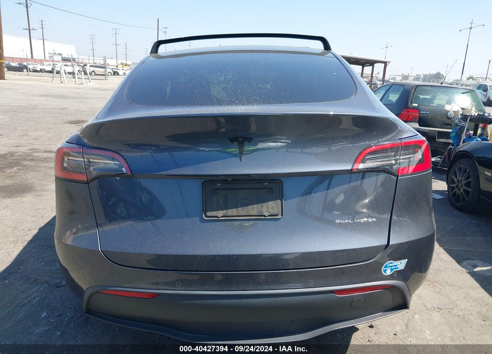 2020 TESLA MODEL Y LONG RANGE DUAL MOTOR ALL-WHEEL DRIVE VIN: 5YJYGDEE2LF050897