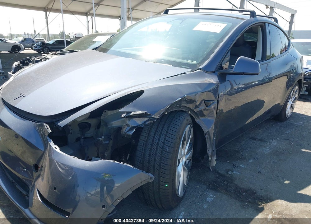 2020 TESLA MODEL Y LONG RANGE DUAL MOTOR ALL-WHEEL DRIVE VIN: 5YJYGDEE2LF050897