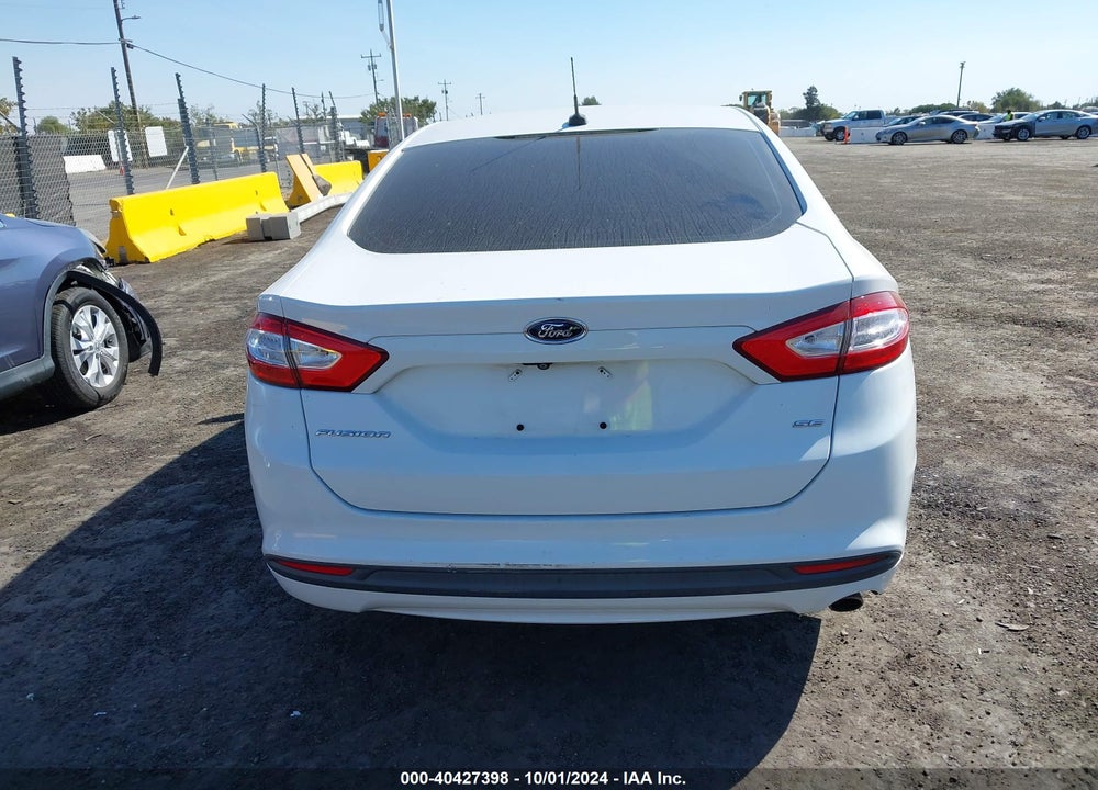 2014 FORD FUSION SE VIN: 1FA6P0H7XE5401188
