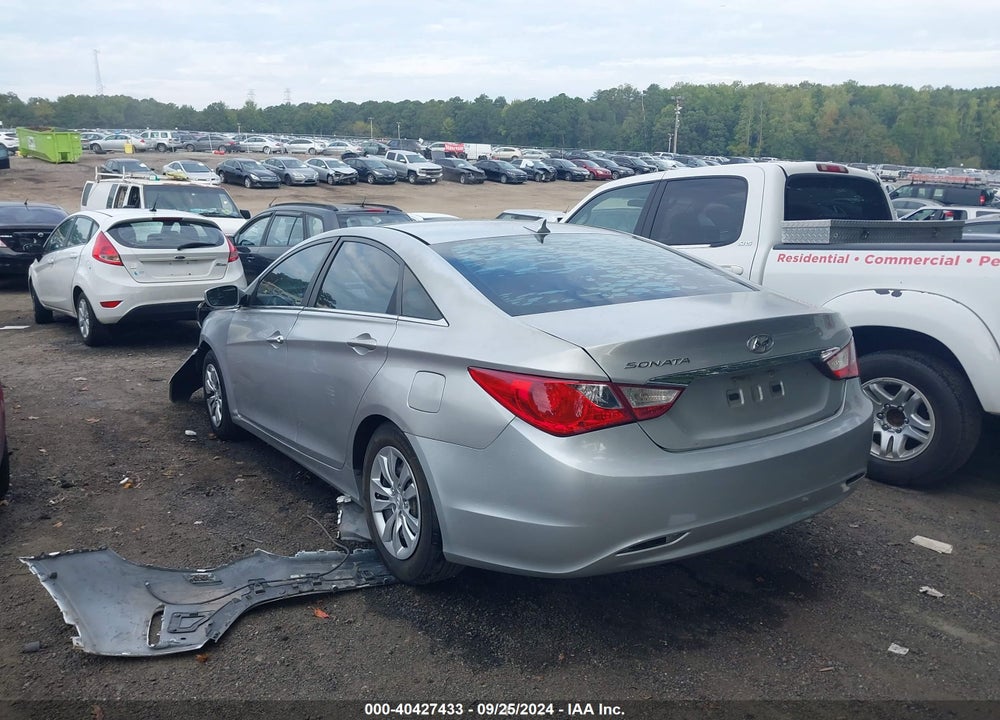 2013 HYUNDAI SONATA GLS VIN: 5NPEB4ACXDH554896