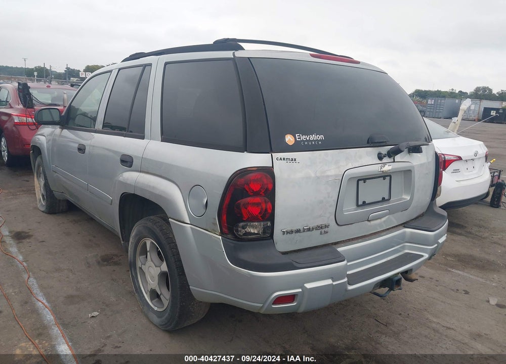 2007 CHEVROLET TRAILBLAZER LS VIN: 1GNDS13SX72159841