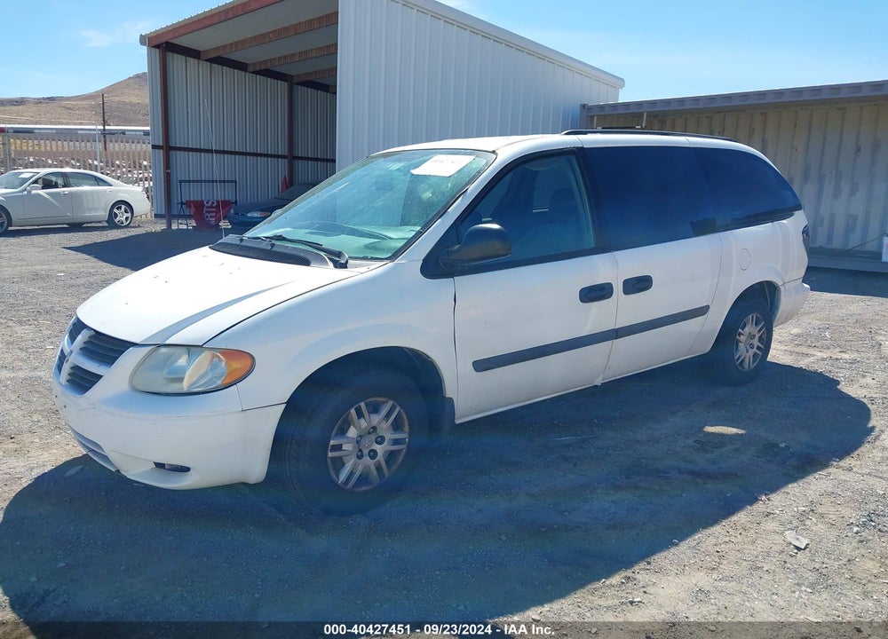 2007 DODGE GRAND CARAVAN SE VIN: 1D4GP24R07B255649