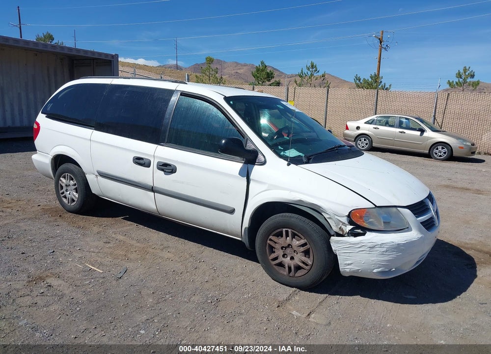 2007 DODGE GRAND CARAVAN SE VIN: 1D4GP24R07B255649