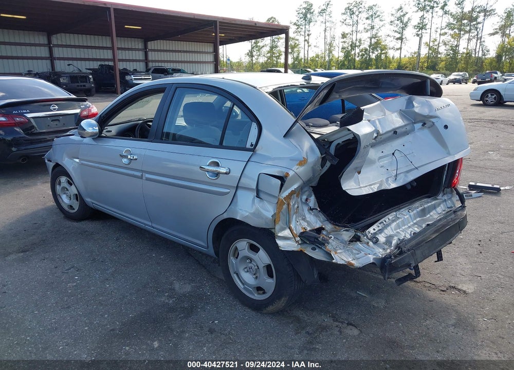 2009 HYUNDAI ACCENT GLS VIN: KMHCN46C89U367995