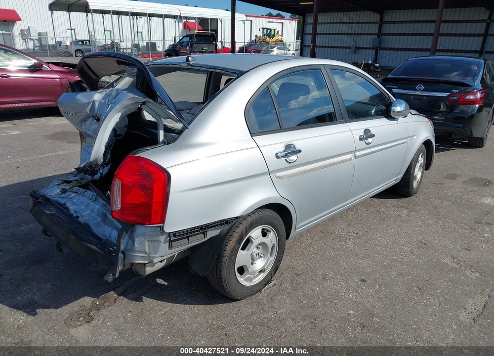 2009 HYUNDAI ACCENT GLS VIN: KMHCN46C89U367995
