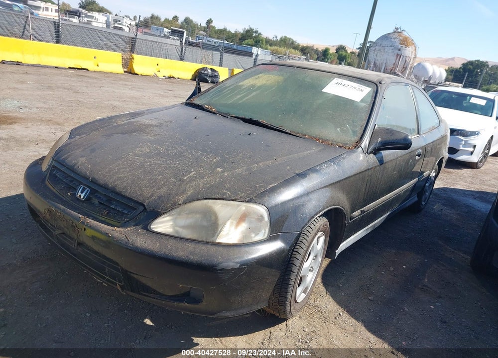 2000 HONDA CIVIC EX VIN: 1HGEJ814XYL053206