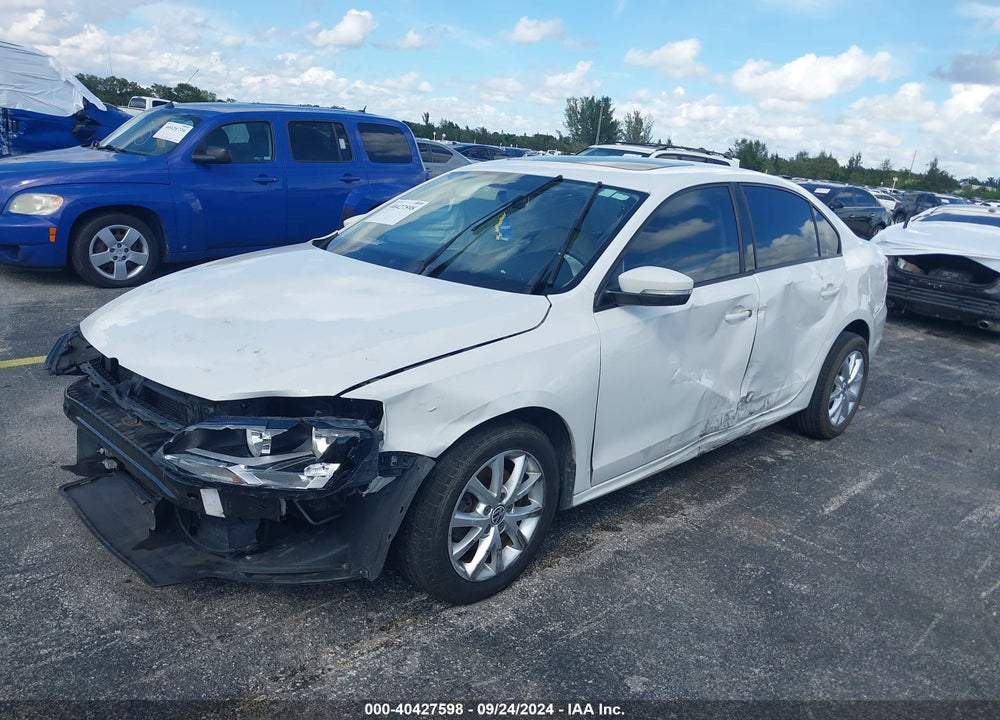 2011 VOLKSWAGEN JETTA 2.5L SE VIN: 3VWDX7AJ1BM305551