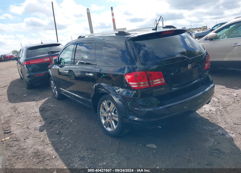 2009 DODGE JOURNEY R/T VIN: 3D4GG67V99T604017