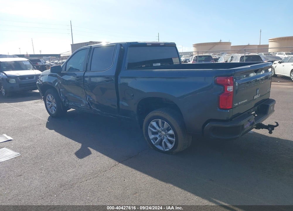 2021 CHEVROLET SILVERADO 1500 2WD SHORT BED CUSTOM VIN: 1GCPWBEK2MZ294862