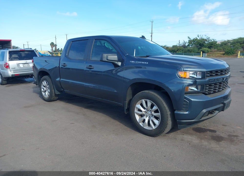 2021 CHEVROLET SILVERADO 1500 2WD SHORT BED CUSTOM VIN: 1GCPWBEK2MZ294862