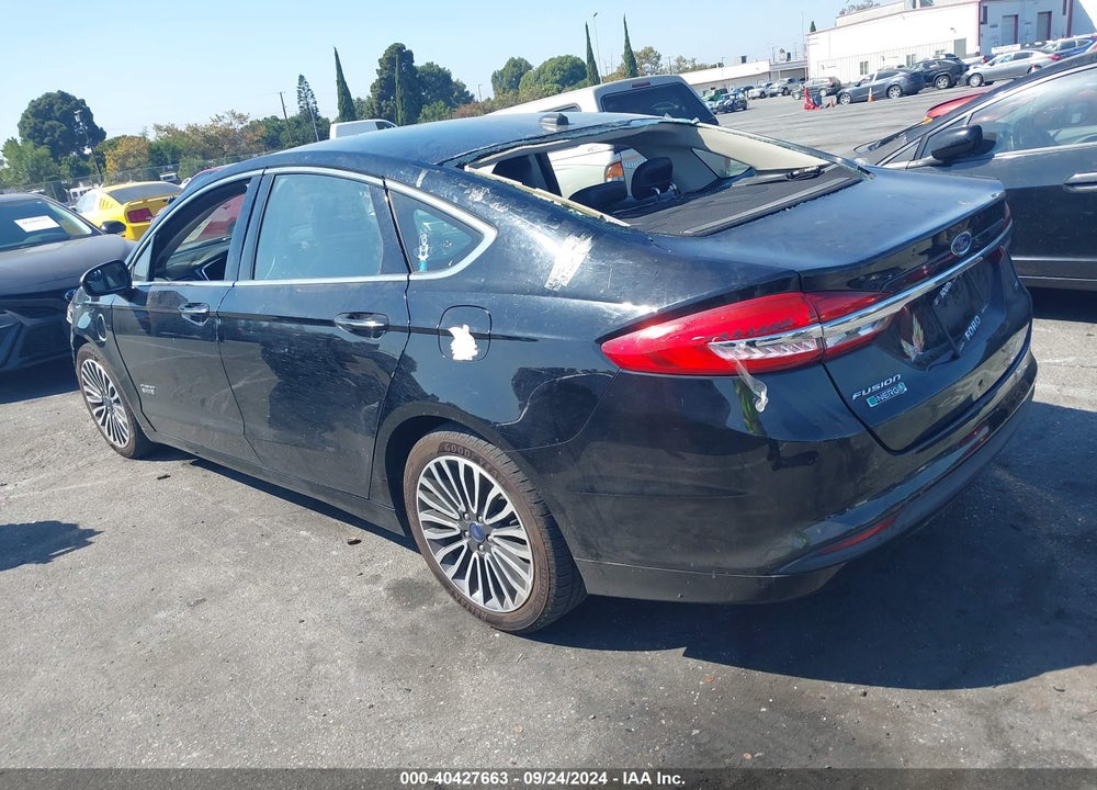 2018 FORD FUSION ENERGI SE LUXURY VIN: 3FA6P0PU2JR110571