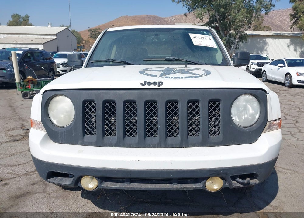 2013 JEEP PATRIOT LATITUDE VIN: 1C4NJRFB1DD279862