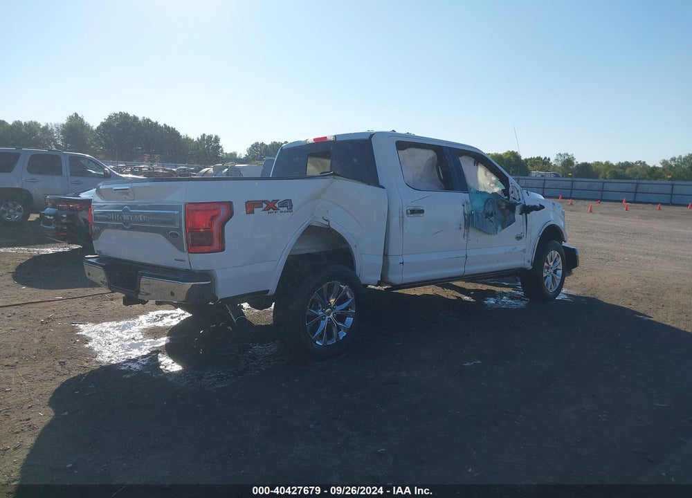 2015 FORD F-150 KING RANCH VIN: 1FTEW1EF6FFB45945