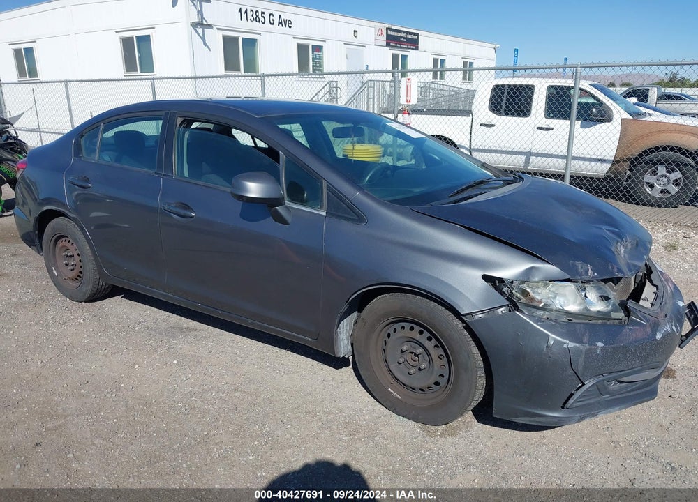 2013 HONDA CIVIC LX VIN: 19XFB2F56DE204026