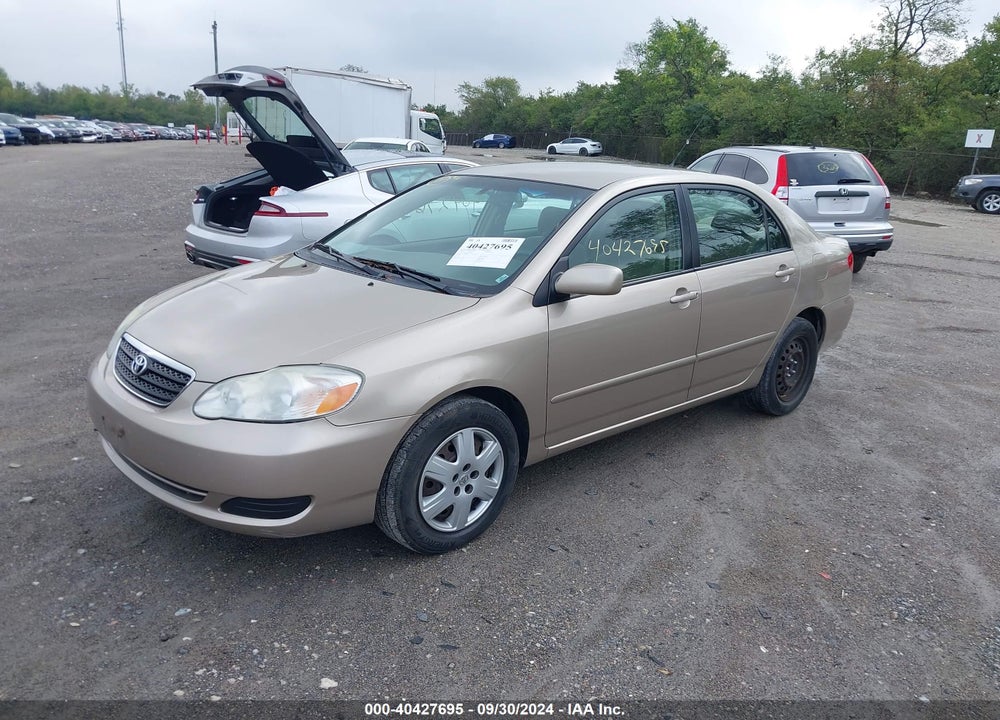 2007 TOYOTA COROLLA LE VIN: 2T1BR32E47C844471