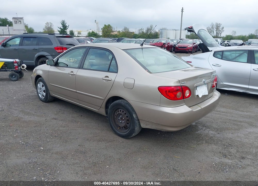 2007 TOYOTA COROLLA LE VIN: 2T1BR32E47C844471