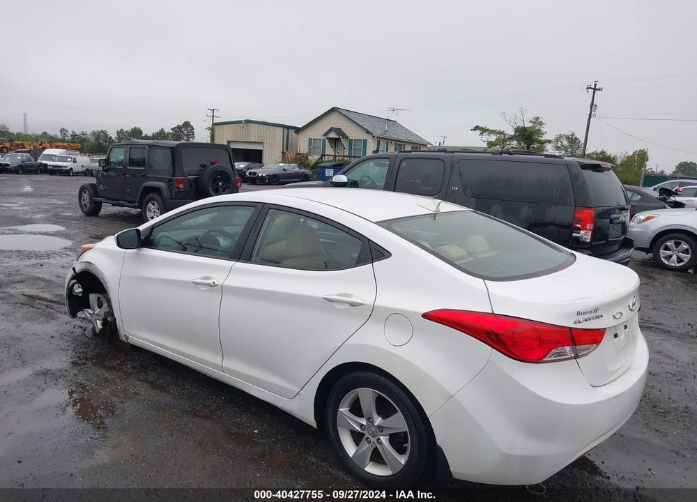 2013 HYUNDAI ELANTRA GLS VIN: 5NPDH4AE7DH260545