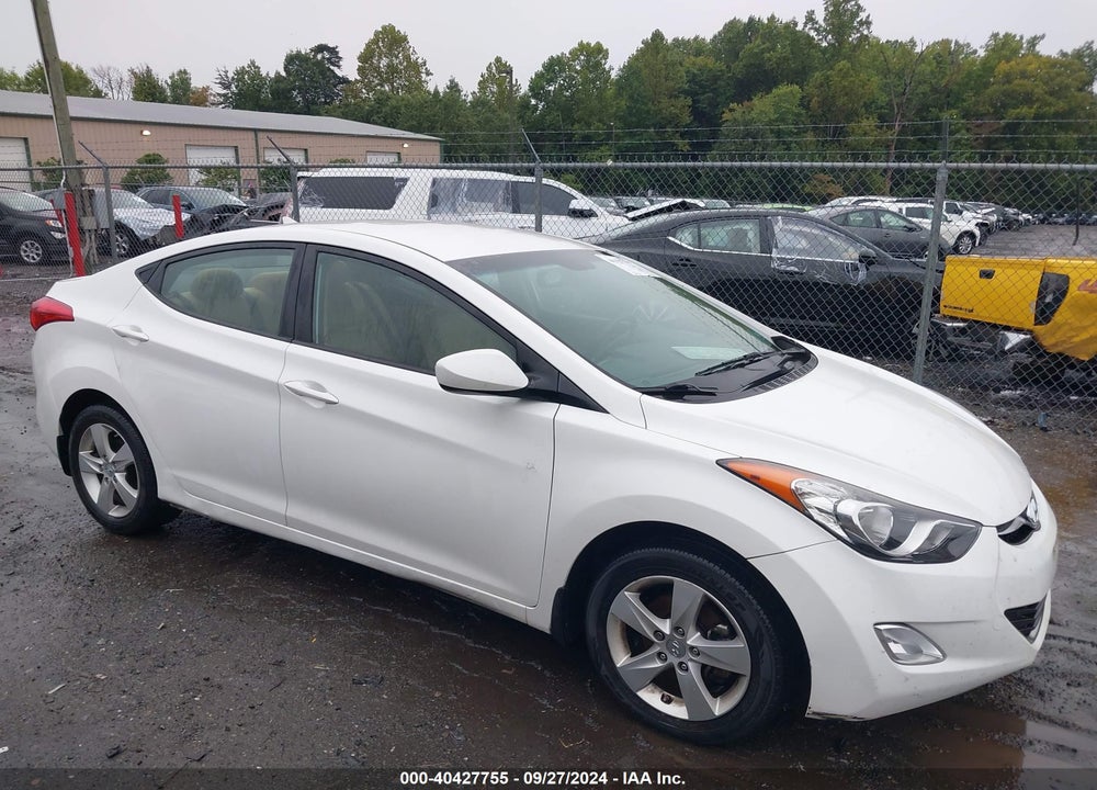2013 HYUNDAI ELANTRA GLS VIN: 5NPDH4AE7DH260545
