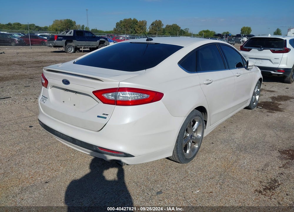 2016 FORD FUSION SE VIN: 3FA6P0HD8GR119248