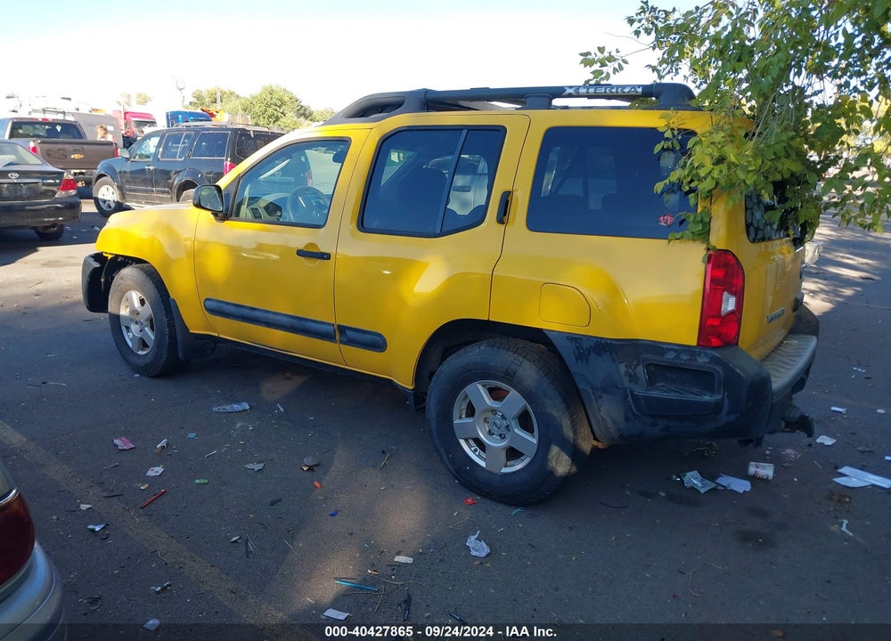 2006 NISSAN XTERRA S VIN: 5N1AN08U66C524012