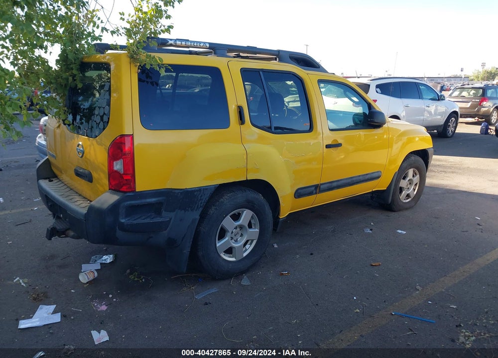 2006 NISSAN XTERRA S VIN: 5N1AN08U66C524012
