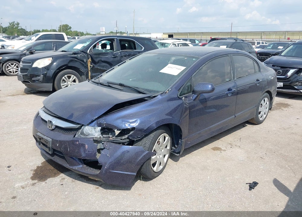 2010 HONDA CIVIC LX VIN: 2HGFA1F57AH533445