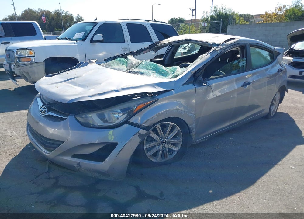 2015 HYUNDAI ELANTRA SE VIN: 5NPDH4AE2FH616810