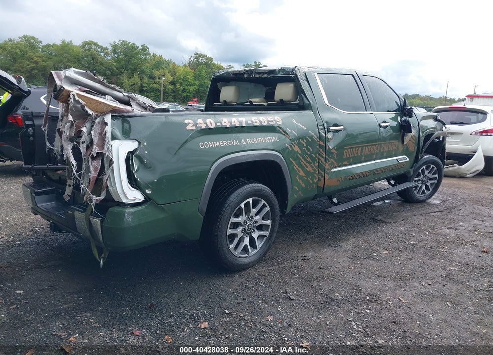 2022 TOYOTA TUNDRA 1794 EDITION VIN: 5TFMA5EC1NX001980