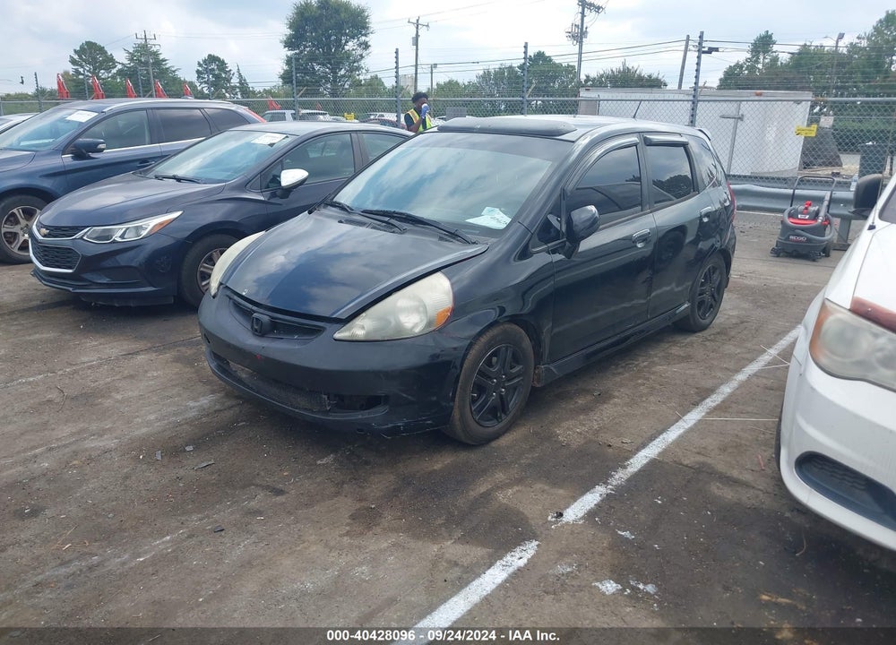 2008 HONDA FIT SPORT VIN: JHMGD386X8S004570