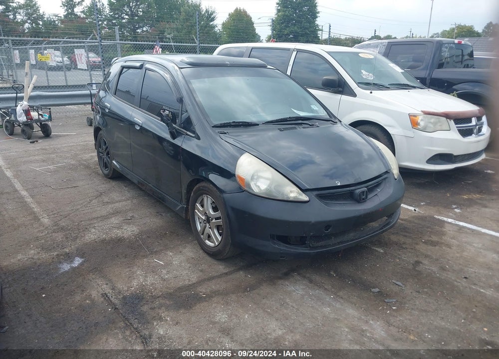 2008 HONDA FIT SPORT VIN: JHMGD386X8S004570