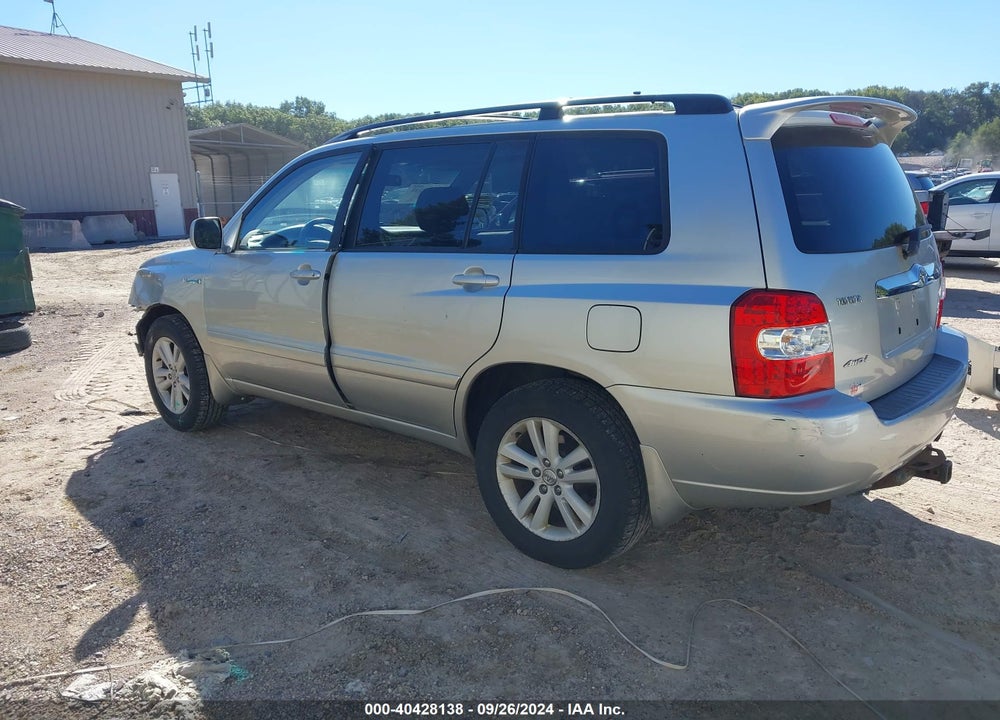 2007 TOYOTA HIGHLANDER HYBRID V6 VIN: JTEEW21A870037570