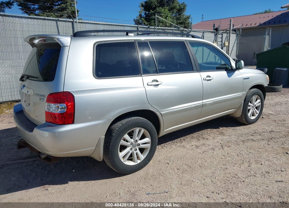 2007 TOYOTA HIGHLANDER HYBRID V6 VIN: JTEEW21A870037570