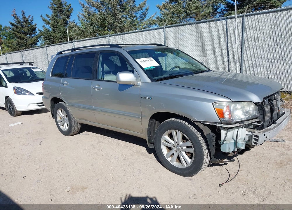 2007 TOYOTA HIGHLANDER HYBRID V6 VIN: JTEEW21A870037570