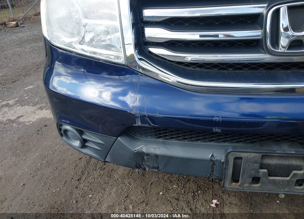 2013 HONDA PILOT LX VIN: 5FNYF3H22DB042816