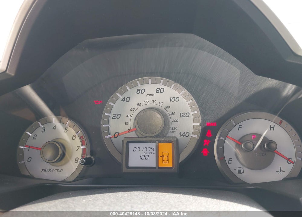 2013 HONDA PILOT LX VIN: 5FNYF3H22DB042816