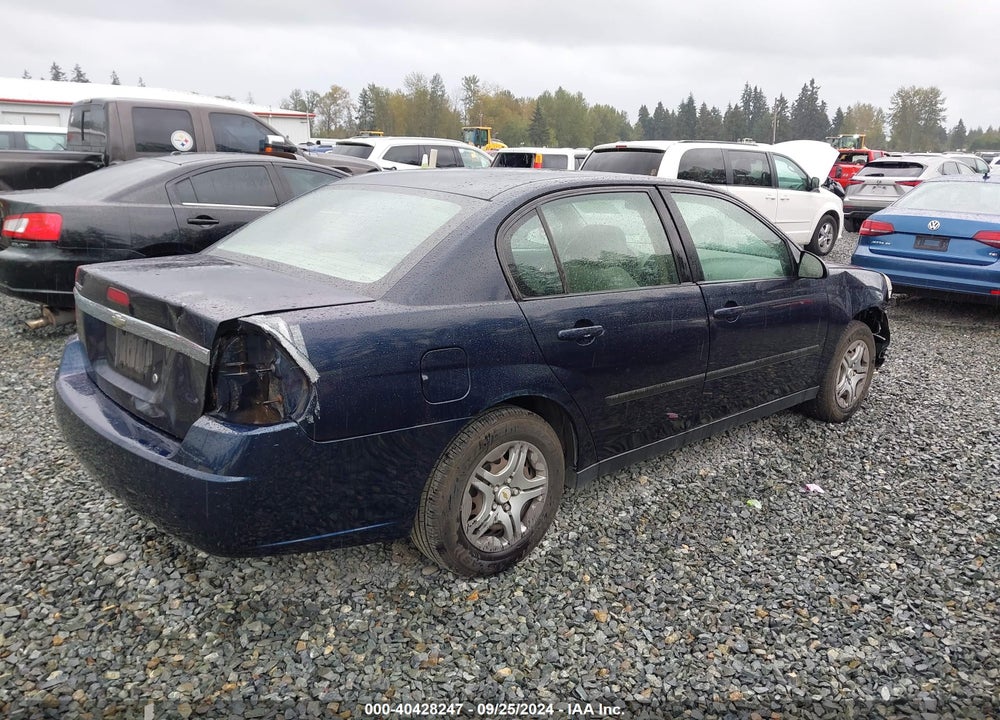 2005 CHEVROLET MALIBU VIN: 1G1ZS52F75F330344