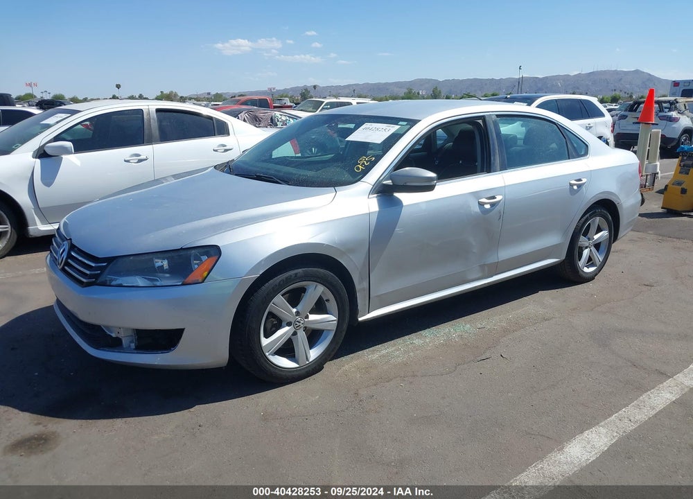 2013 VOLKSWAGEN PASSAT 2.5L SE VIN: 1VWBP7A36DC089516
